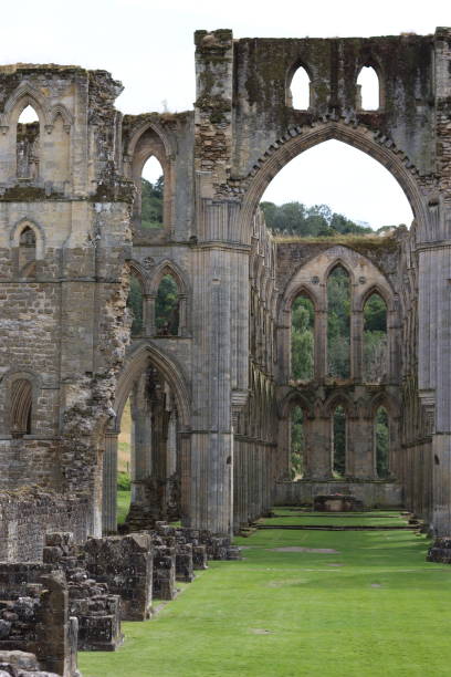 istock Stone arches and columns in a ruined church 2170566820