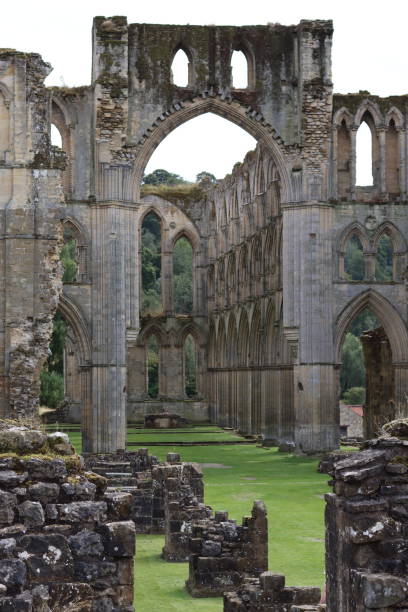 istock Stone arches and columns in a ruined church 2170566870