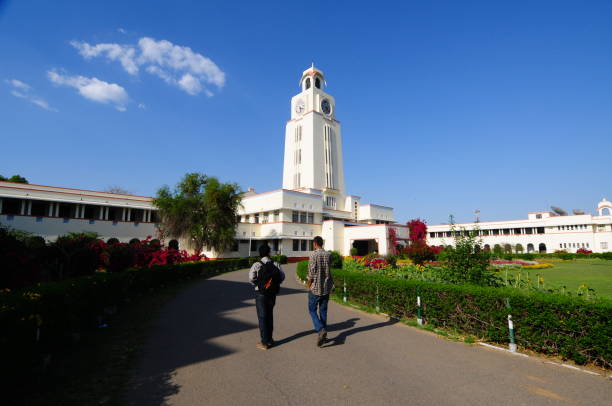 Pilani, Rajasthan, India - March 24, 2011: Scenic view of the BITS (Birla Institute of Technology & Science) Pilani campus.