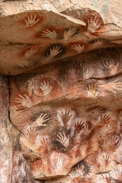 istock Cueva de las manos, ancient rock art . 2170568887