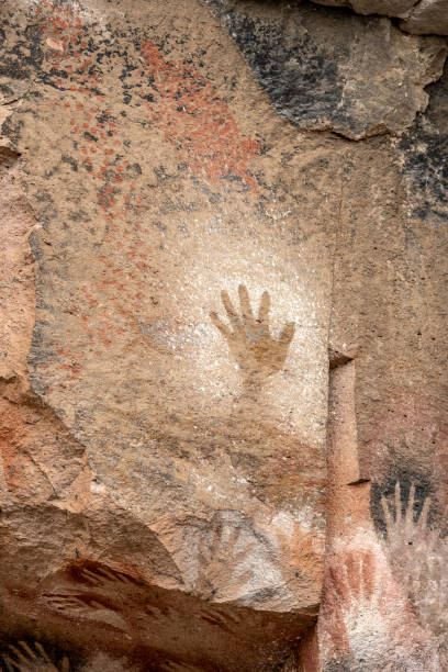 istock Cueva de las manos, ancient rock art . 2170568912