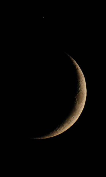 istock The Moon and Venus 2170577261