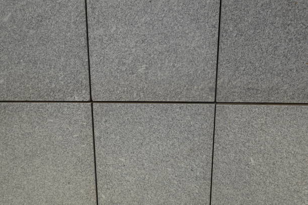 istock Close-Up of Smooth Gray Granite Tiles 2170577688