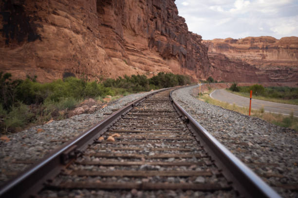 istock Shafer trail and railway in canyon near Moab 2170578324