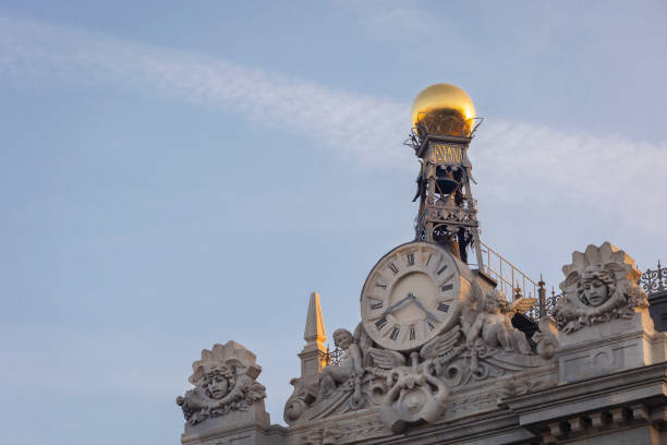 September 1, 2024: Madrid, Spain. Bank of Spain in Madrid. The Bank of Spain (Spanish: Banco de España) is Spain's central bank and the Spanish member of the Eurosystem and has been the monetary authority for Spain from 1874 to 1998, issuing the Spanish peseta. Since 2014, it has also been Spain's national competent authority within European Banking Supervision. It was originally established by Charles III in Madrid in 1782, as the Banco Nacional de San Carlos, and took its current name in 1856. Its activity is regulated by the Bank of Spain Autonomy Act. The bank doesn't translate its name to English but uses its Spanish name in all English communications.