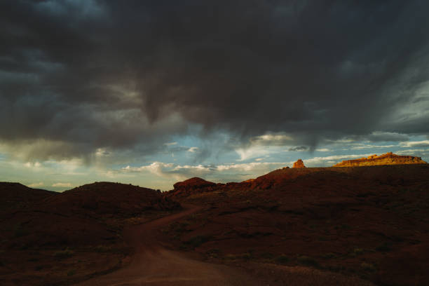 istock Off-road trail in desert canyon near Moab 2170579472