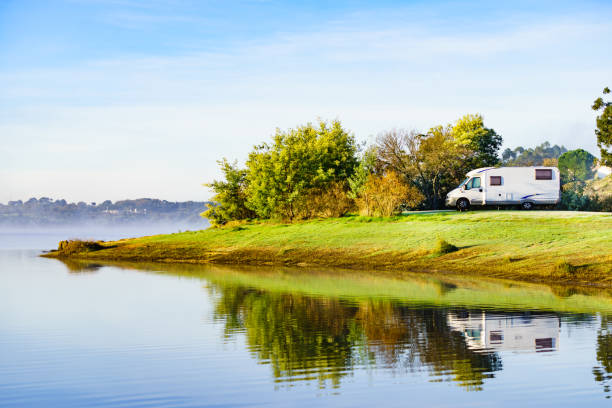 istock Camper rv camping on nature in Portugal 2170580849