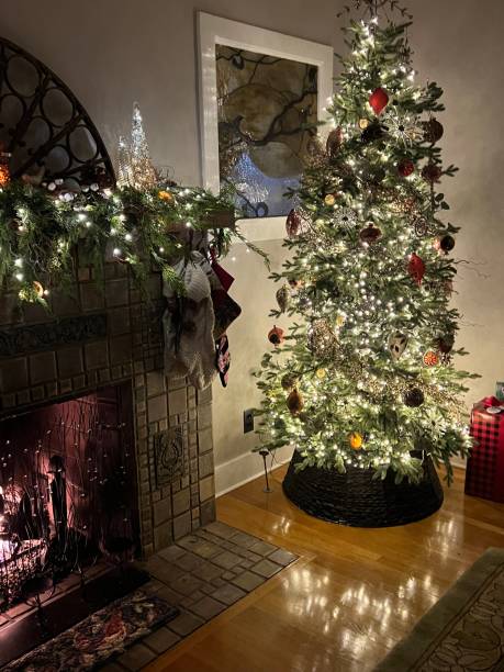 istock Craftsman home tastefully decorated for Christmas 2170582873