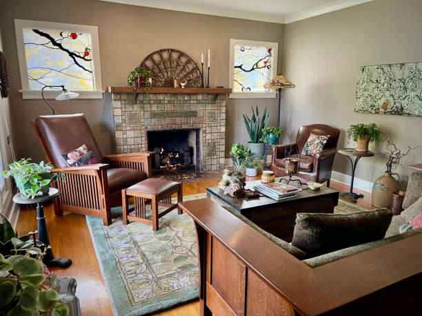 istock Craftsman home tastefully decorated 2170583120