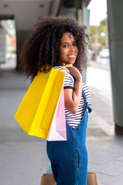 istock Mature multiracial woman shopping 2170584179