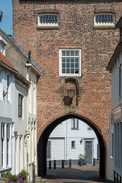 istock street with city gate in the netherlands 2170584210