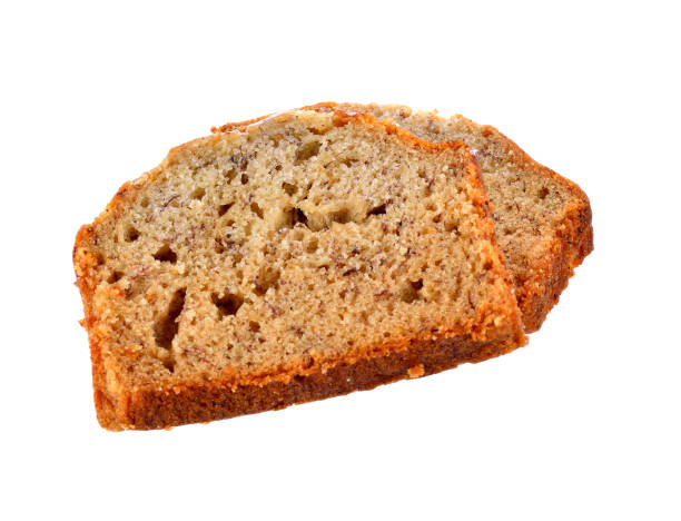 istock Banana cake on white background 2170588709