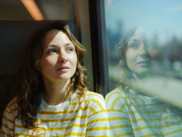 istock Woman by train in Canada 2170592954