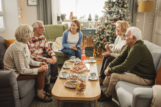 istock Christmas at nursing home 2170593089