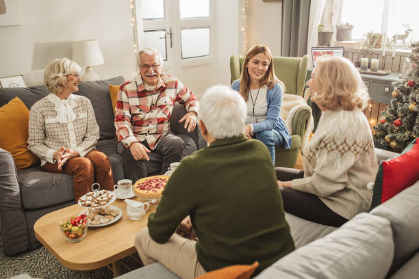 istock Christmas at nursing home 2170593108