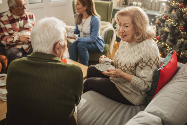 istock Christmas at nursing home 2170593113