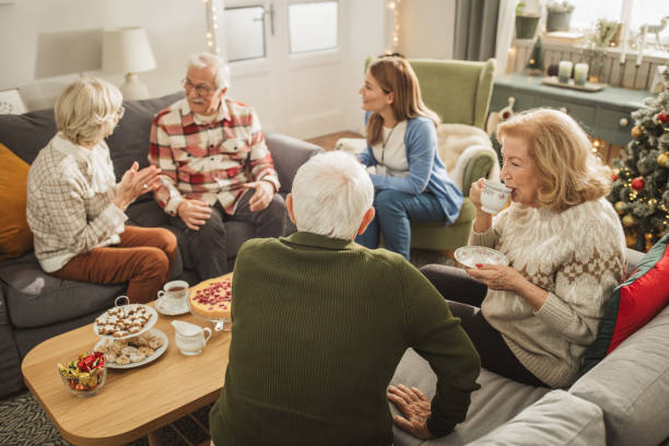 istock Christmas at nursing home 2170593115