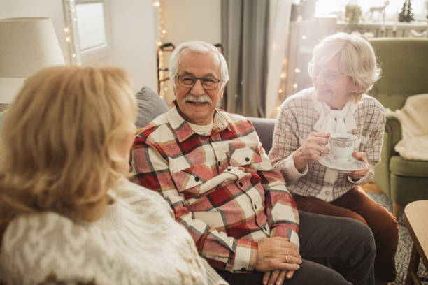 istock Christmas at nursing home 2170593150