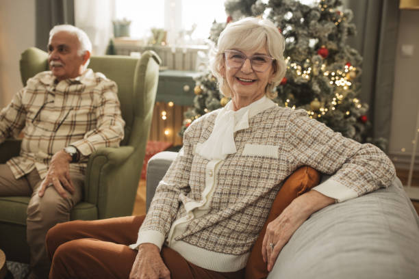 istock Christmas at nursing home 2170593199