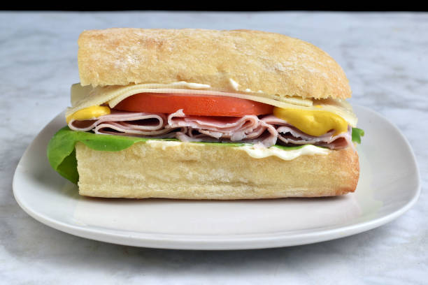 istock ham sub with  with lettuce tomato and cheese 2170595272