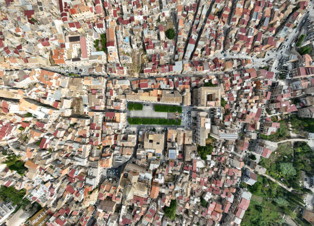 istock Piazza Cavour - Favara Italy 2170596745