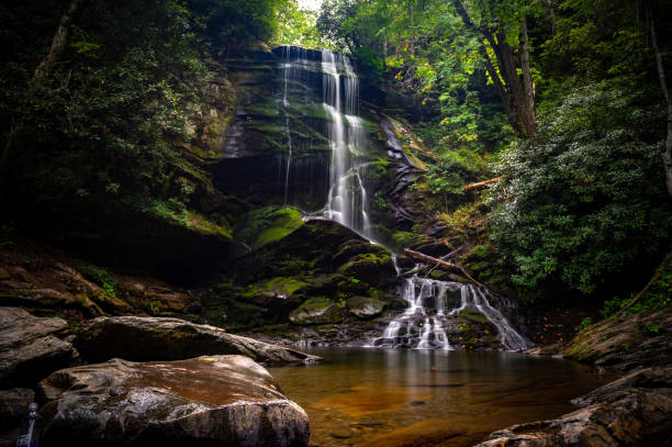 istock Upper Catawba Falls Old Fort North Carolina 2170608381
