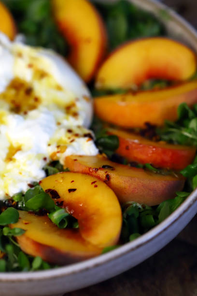 istock Healthy Peach and Burrata Salad 2170616126