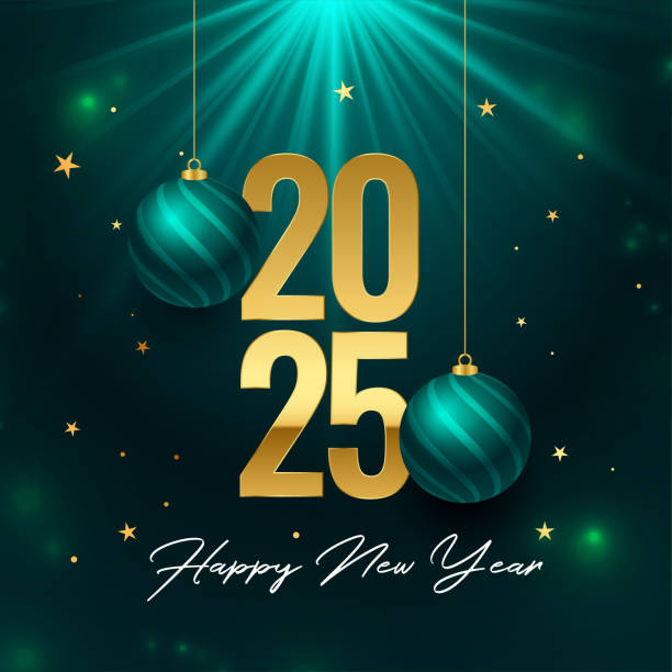 istock decorative 2025 new year eve background hanging xmas bauble 2170626864