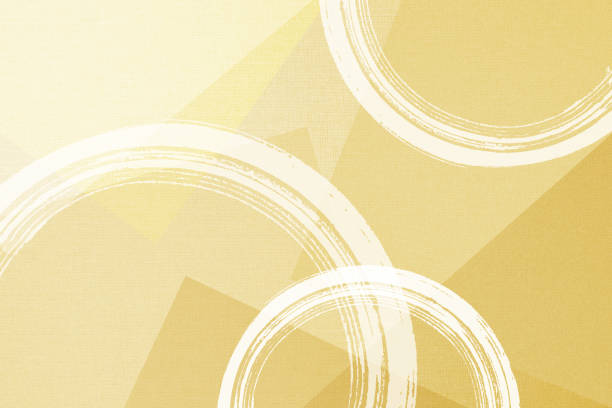 istock Beige fabric, brush strokes, Japanese culture, Japanese tradition, background material (abstract) 2170629359