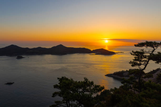 istock Sunset View from Daejangbong Peak in Gogunsan-gun-do 2170637496