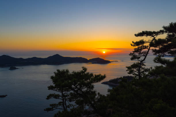 istock Sunset View from Daejangbong Peak in Gogunsan-gun-do 2170637501