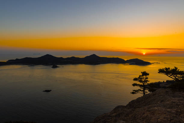 istock Sunset View from Daejangbong Peak in Gogunsan-gun-do 2170637512