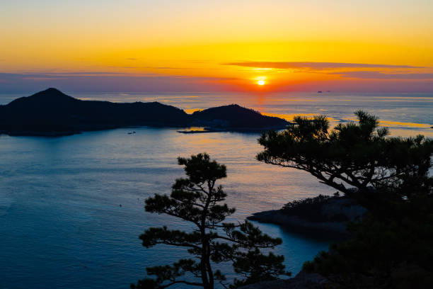 istock Sunset View from Daejangbong Peak in Gogunsan-gun-do 2170637514