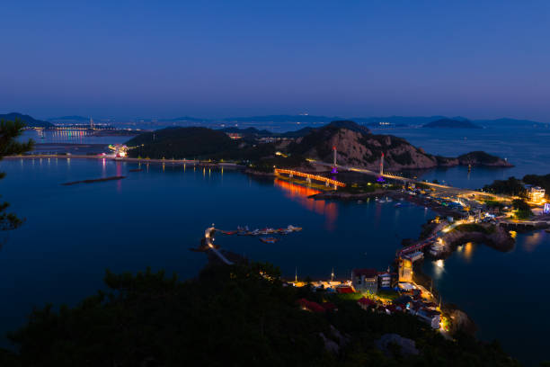 istock Seonyudo Night View from Daejangbong Peak in Gogunsan County 2170638034