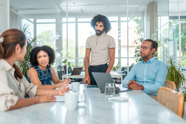 istock Engaged Middle Eastern Business Leader and Team Collaboration 2170645204
