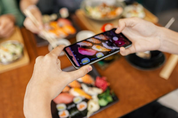 istock Eating sushi in a restaurant 2170647881