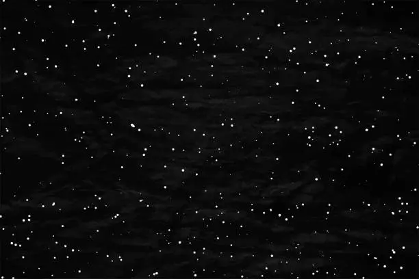Carta da parati maculata strutturata di colore nero scuro orizzontale con texture e piccoli punti d'argento lucenti come stelle lucide scintillanti dappertutto come nel cielo notturno nello spazio o neve nevicata Carta da parati maculata strutturata di colore nero scuro orizzontale con texture e piccoli punti d'argento lucenti come stelle lucide scintillanti dappertutto come nel cielo notturno nello spazio o neve nevicata