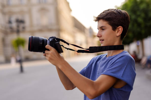 istock Taking snapshots of everything he sees 2170661142