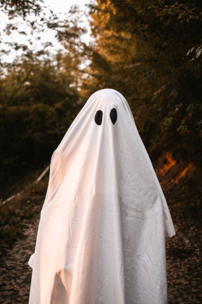istock Halloween costume of a ghost 2170662559