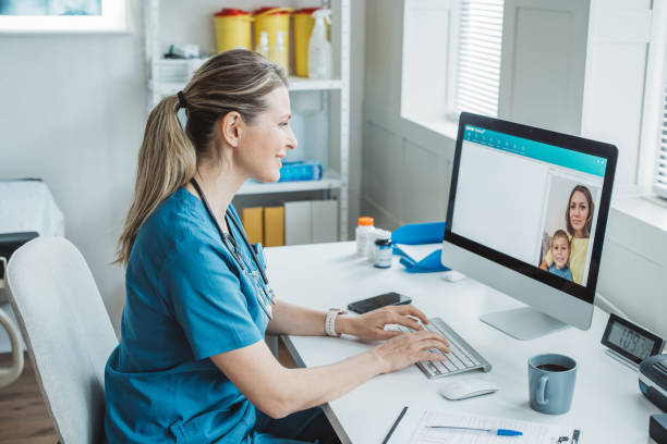 istock Doctor meeting remotely with her patient 2170662693