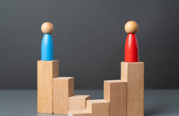 istock Intersection of interests. The opponents are at their best. Rivalry between two leaders. Resolving disputes and conflicts. Political debate. Find consensus. 2170667627