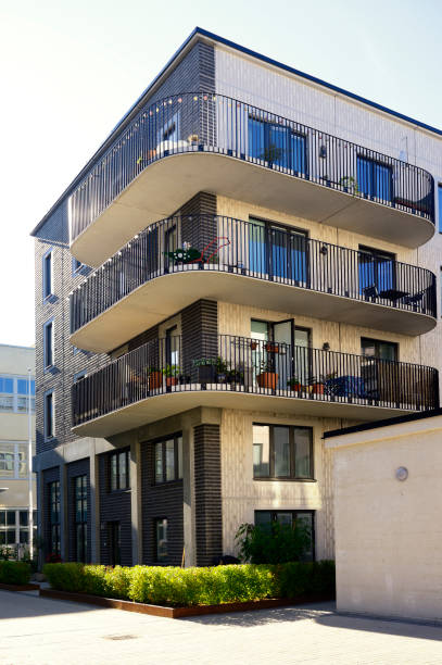 istock Balconies in apartment residential buildings 2170677344