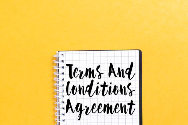 istock terms and conditions agreement concept written on notebook 2170678796