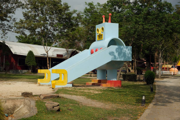 a playground for children to relax