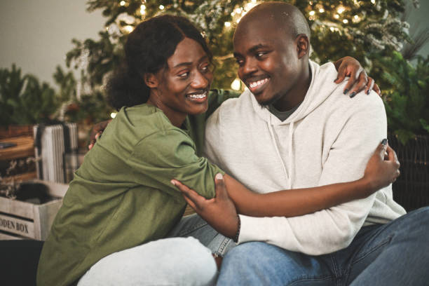 istock young couple celebrate christmas 2170683879