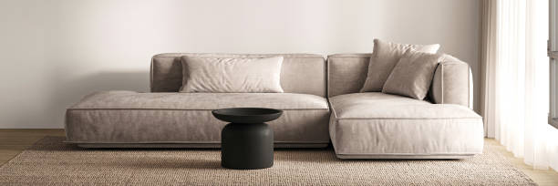 istock Stylish Modern Sofa with Minimalist Design, perfect for Contemporary Interiors, 3d rendering 2170687702