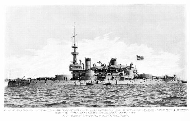 istock USS Massachusetts Steamship, 19th Century US Naval History 2170689778