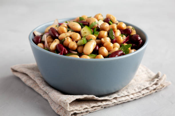 istock Homemade Three Bean Salad in a Bowl, side view. 2170693962