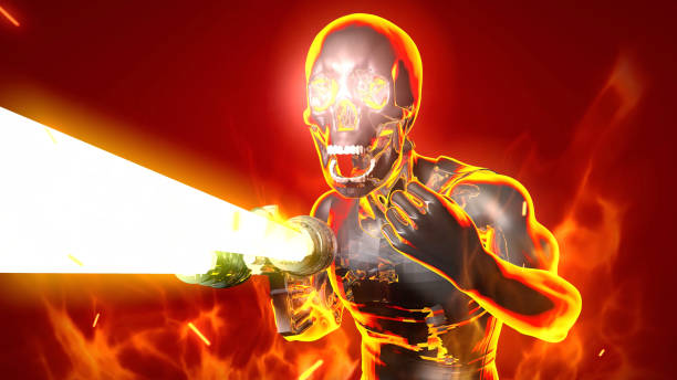 istock Hellfighter Firing Laser Gun 2170694224