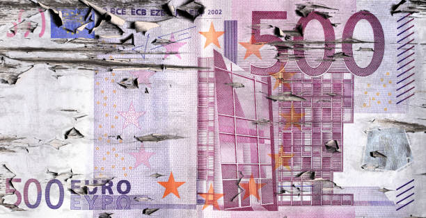 istock Conceptual grunge style five hundred Euro Banknote 2170698297
